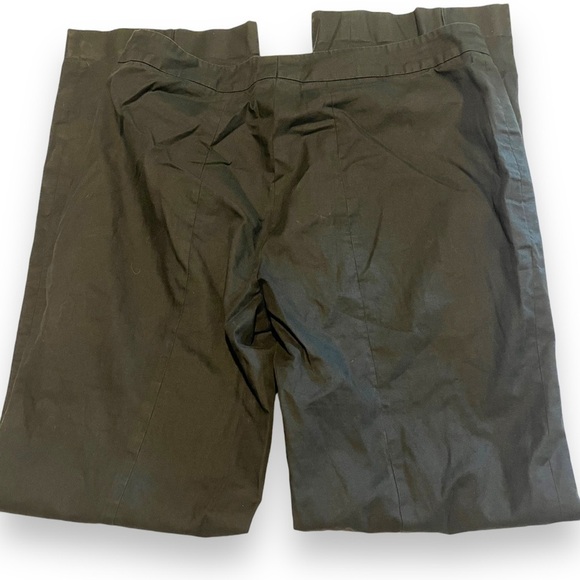 Akris Black Pleated Pants Size 12 Dress Business Professional Cotton Blend - Picture 4 of 7